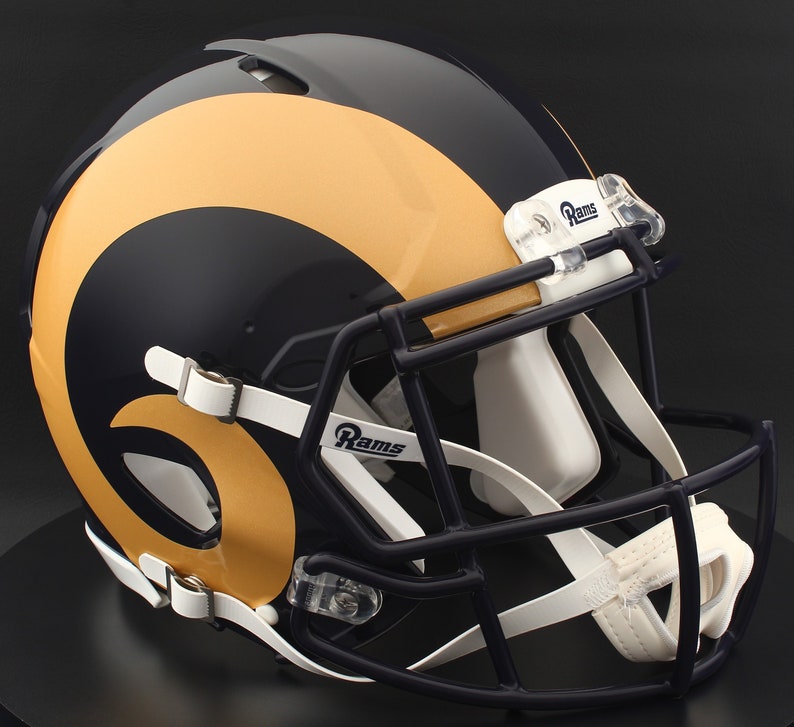 Los Angeles Rams NFL Riddell Speed Authentic Throwback Football Helmet ...
