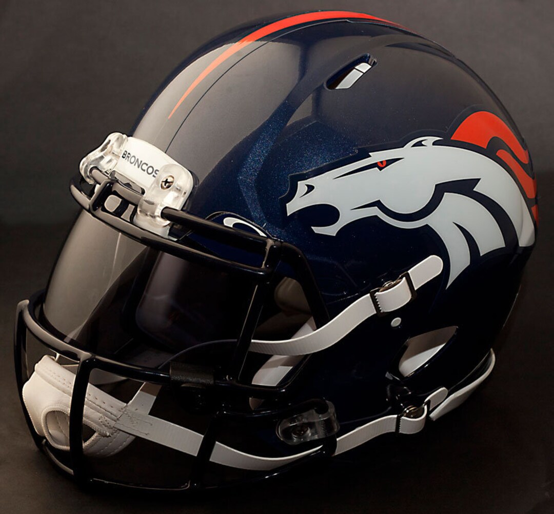 Casco Authentic Denver Broncos Riddell Full Size Vcr | Meses Sin Interés