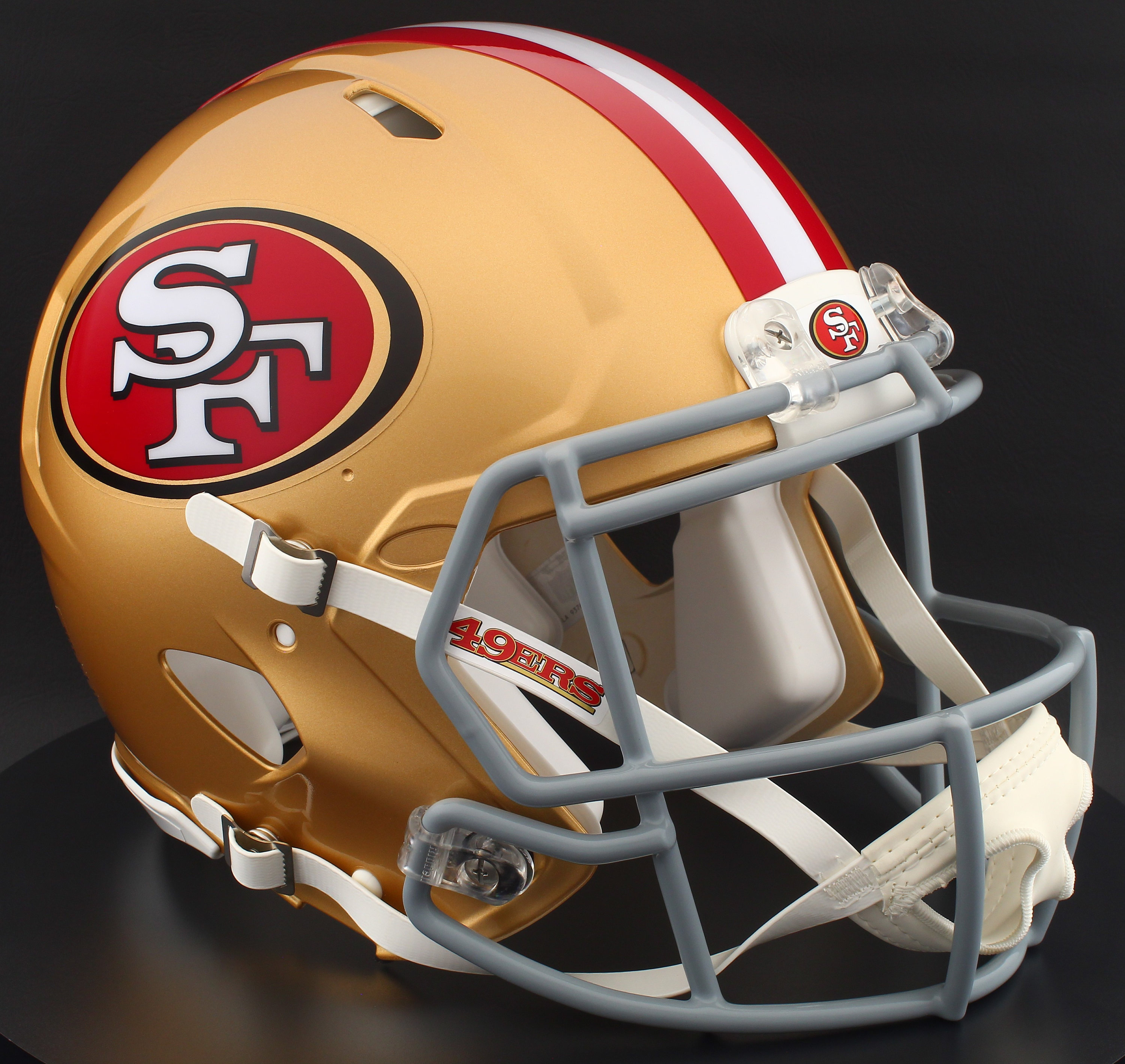 San Francisco 49ers NFL Riddell Speed Full Size Replica Football Helmet ...