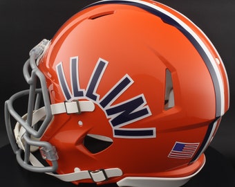 Illinois Fighting Illini NCAA Riddell Speed Full Size Replica