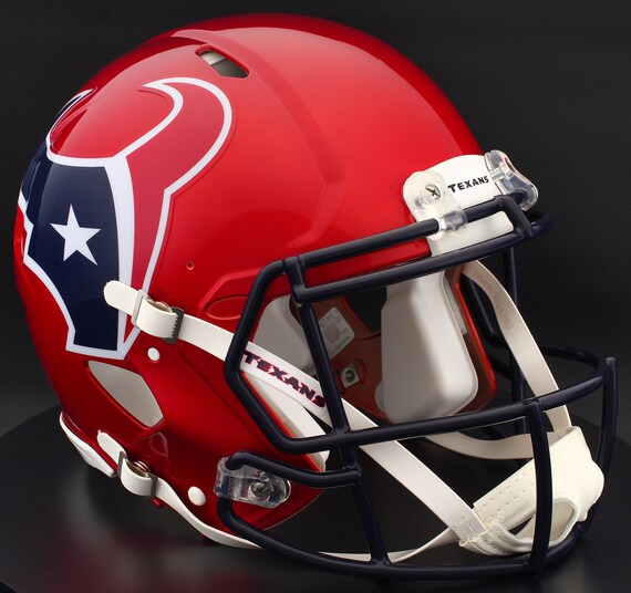 authentic nfl football helmets Kansas City Chiefs Speed point chinstrap with Cam Houston Texans Riddell Speed Full
