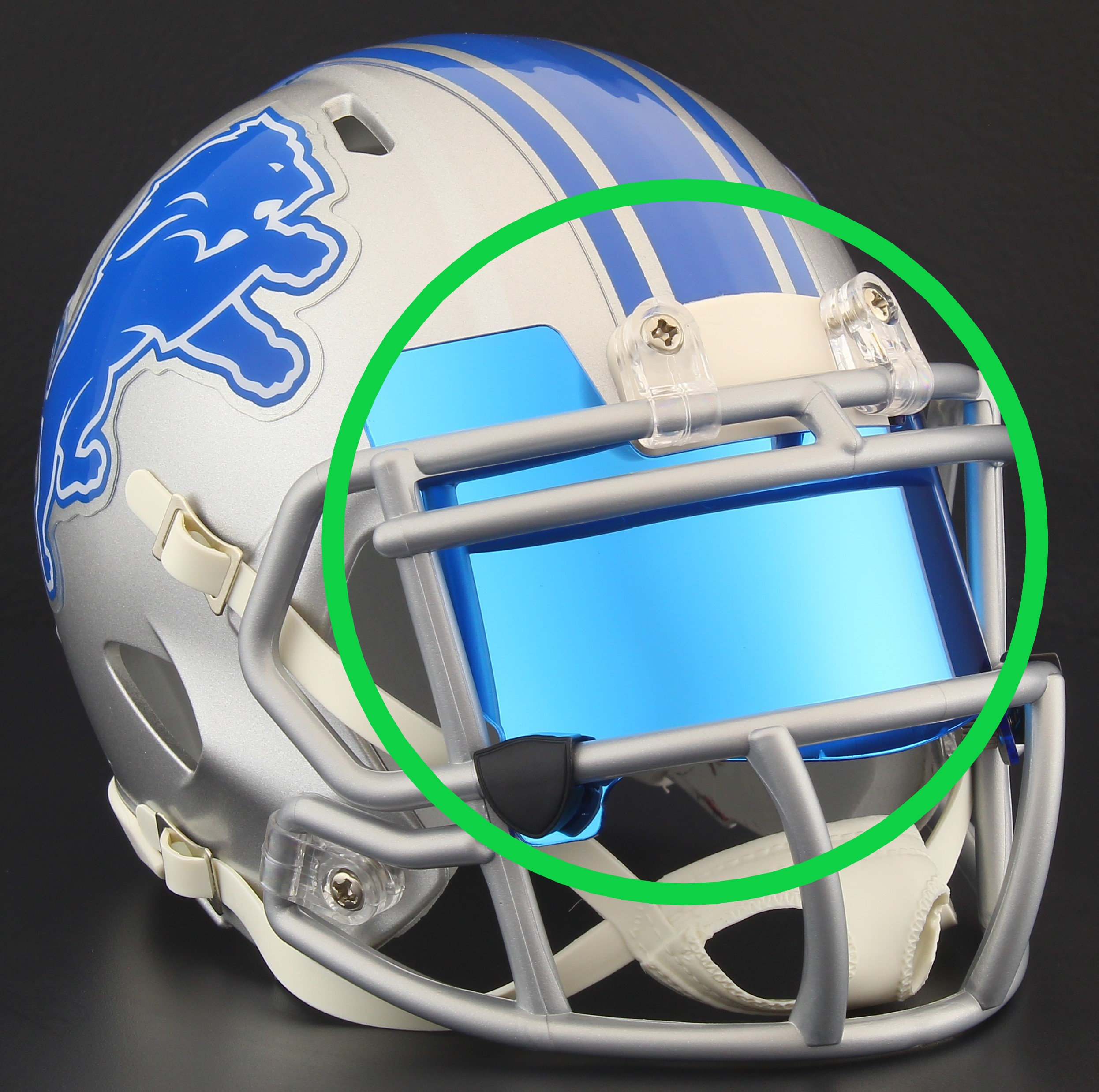 LIGHT BLUE Mini Eye Shield / Visor for Detroit Lions NFL Mini Football  Helmet - Etsy