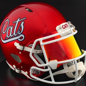 Arizona Wildcats NCAA Riddell Speed Full Size Replica Football Helmet with Customizable Visor!
