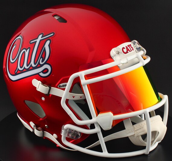 arizona wildcats football helmet Rich Rodriguez signed mini W/Coa The helmet features a large size Speed shell Arizona Wildcats LED Helmet Lamp