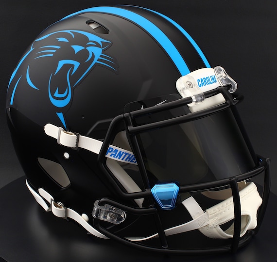 custom full size football helmet Build It YOUR Way! *CUSTOM* Carolina Panthers NFL Riddell Speed Full Size  Replica Football Helmet