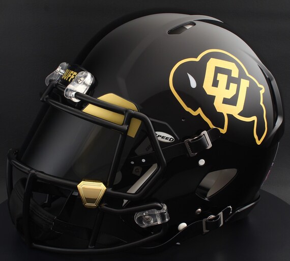 buff football helmets Colorado Buffaloes Riddell Speed Display Helmet – Green Gridiron, Inc Ideal for collecting autographs COLORADO BUFFALOES NCAA Schutt XP