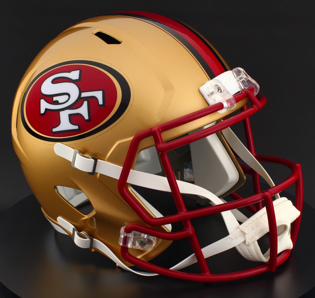 San Francisco 49ers Riddell Speed Full Size Replica Throwback NFL ...