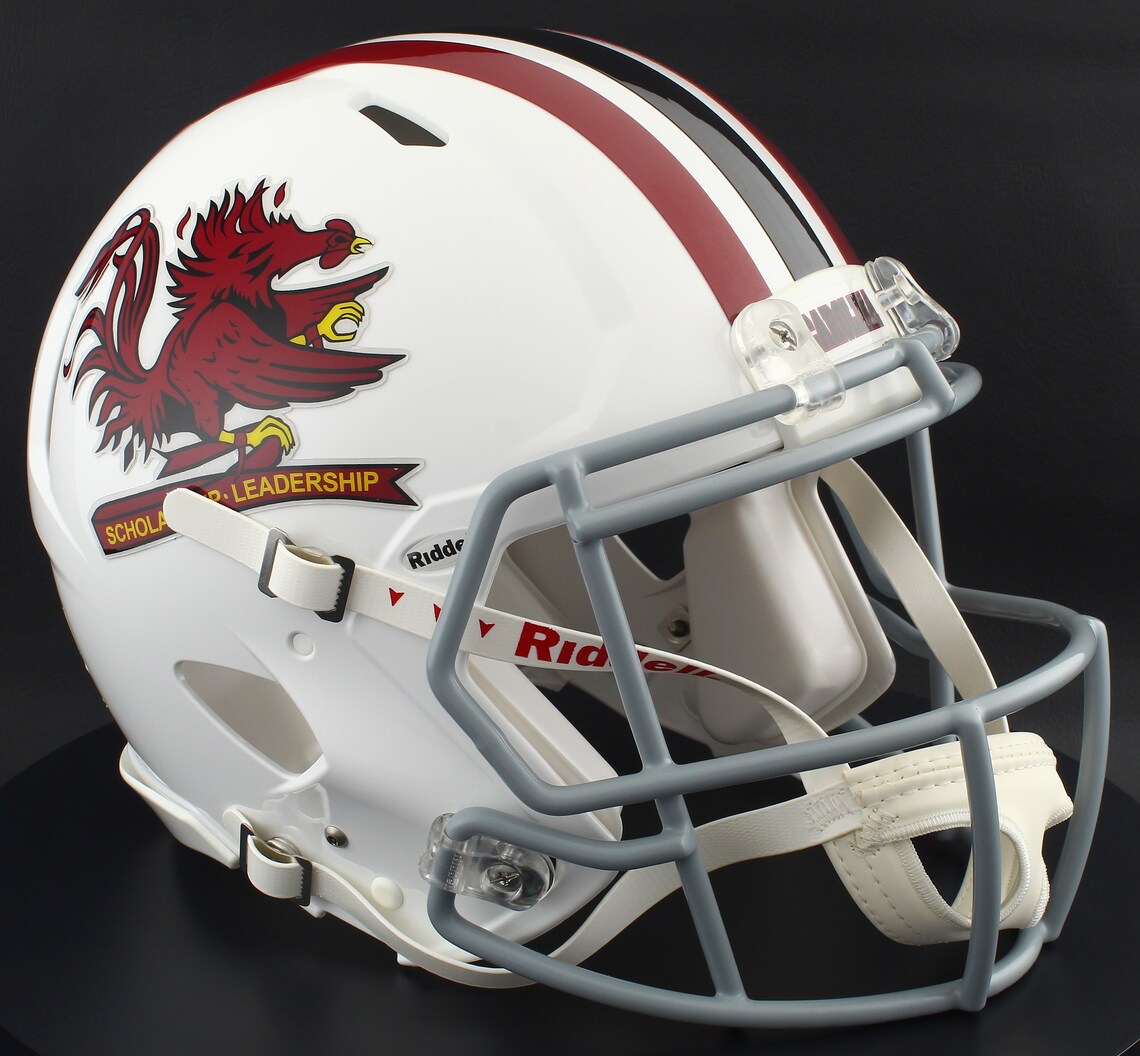 South Carolina Gamecocks Black Speed Full Size Replica Football Helmet By Riddell