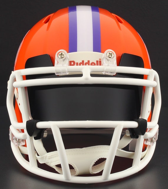 Clemson Tigers NCAA Riddell Speed Mini Football Helmet W/ Eye