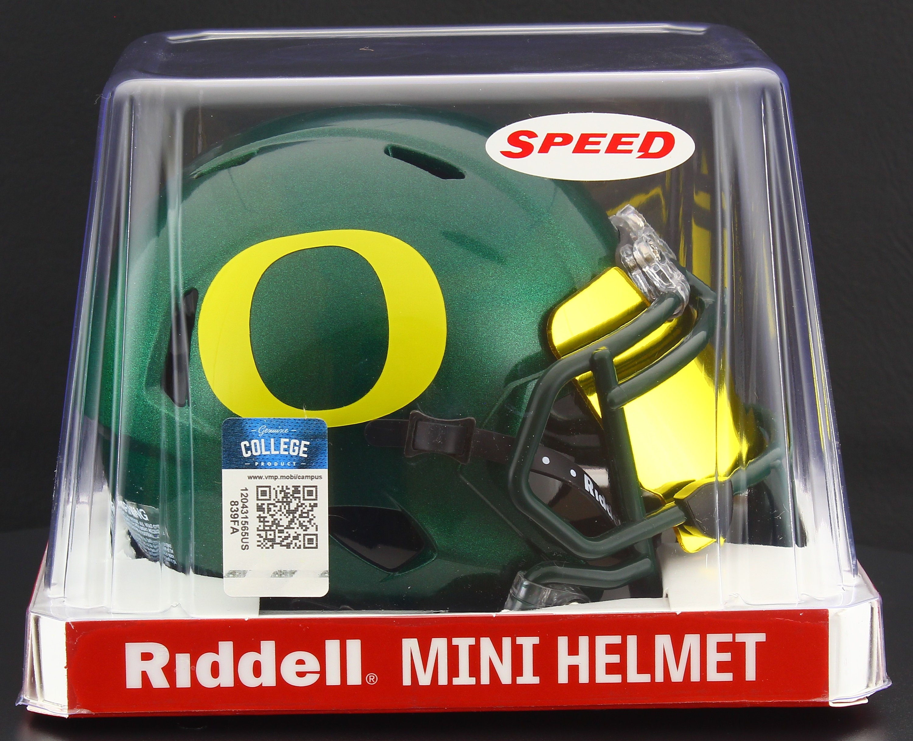 Oregon Ducks NCAA Riddell Speed Mini Football Helmet W/ Eye Shield Visor -  Etsy