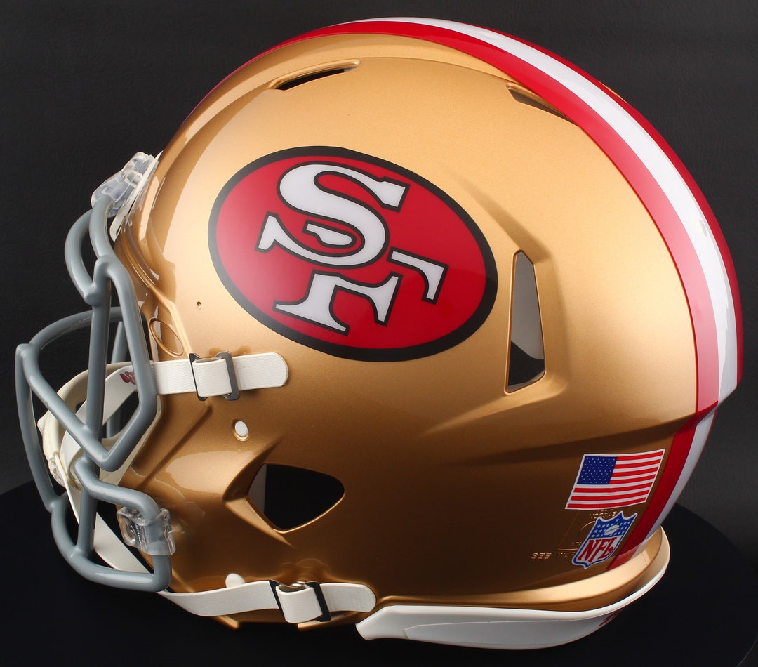 SAN FRANCISCO 49ers 1964-1995 NFL Riddell Speed Authentic Throwback ...
