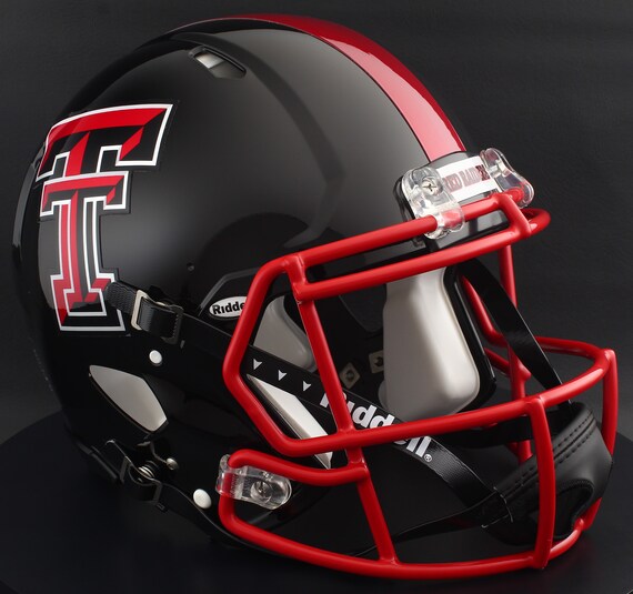 authentic texas tech football helmet Red Raiders Riddell Speed The full size Riddell authentic Revolution Speed helmet are the ones worn by the college athletes TEXAS TECH RED RAIDERS NCAA