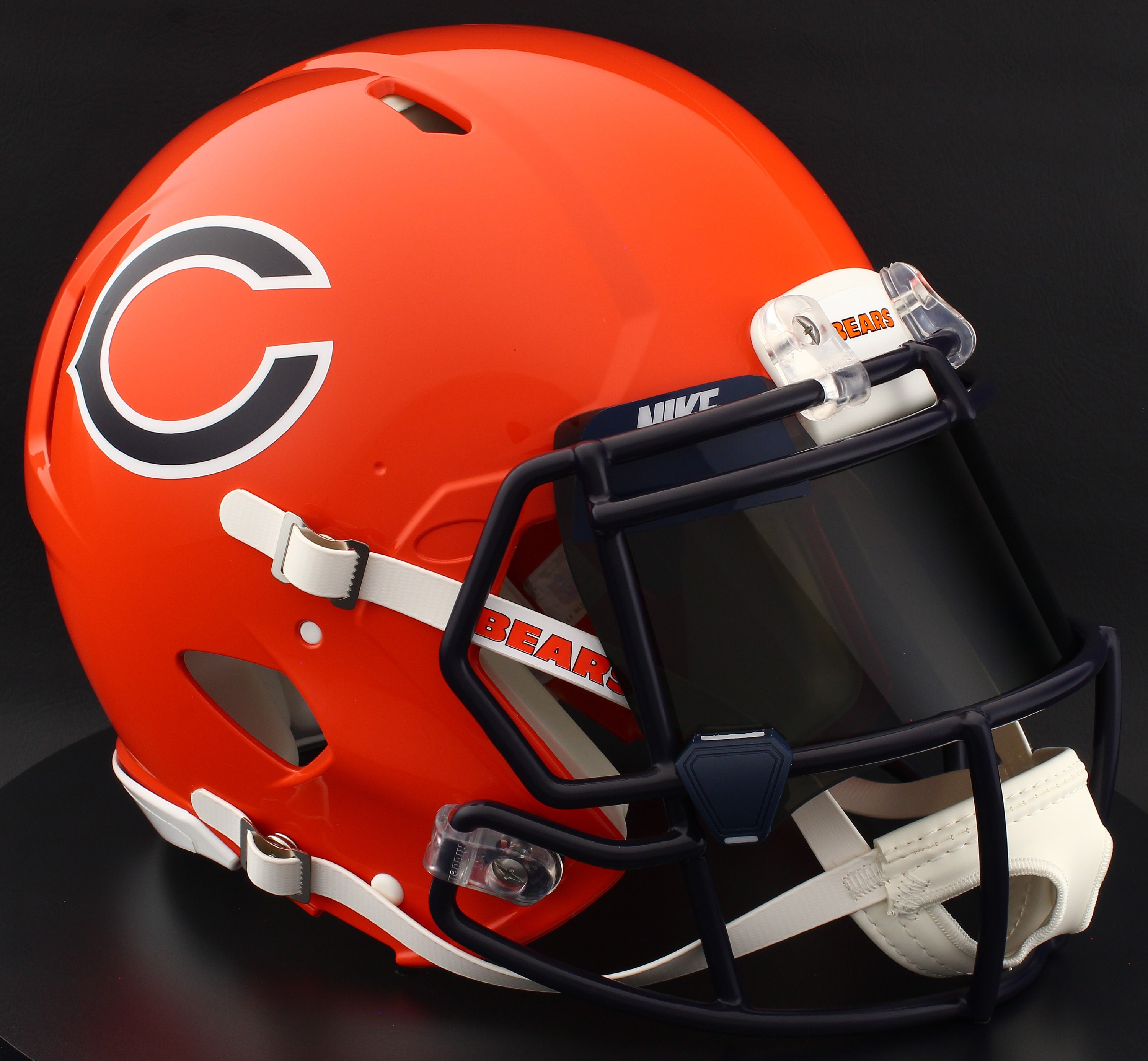 cal football white helmet Bellflower Buccaneers HS (CA) 2019 white Helmet Chrome Decals Riddell Speed