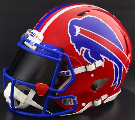 buffalo bills youth football helmet Build It YOUR Way! *CUSTOM* Buffalo Bills NFL Riddell Speed Full Size  Replica Throwback Football Helmet