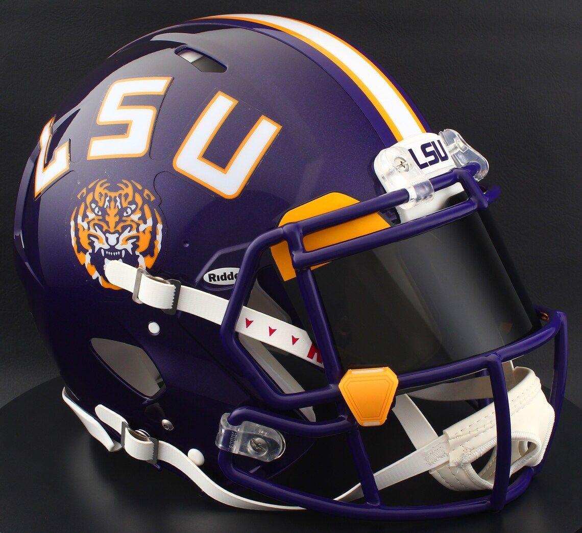 Sa Riddell LSU Tigers Riddell Speed Full Size Replica Football Helmet - Etsy