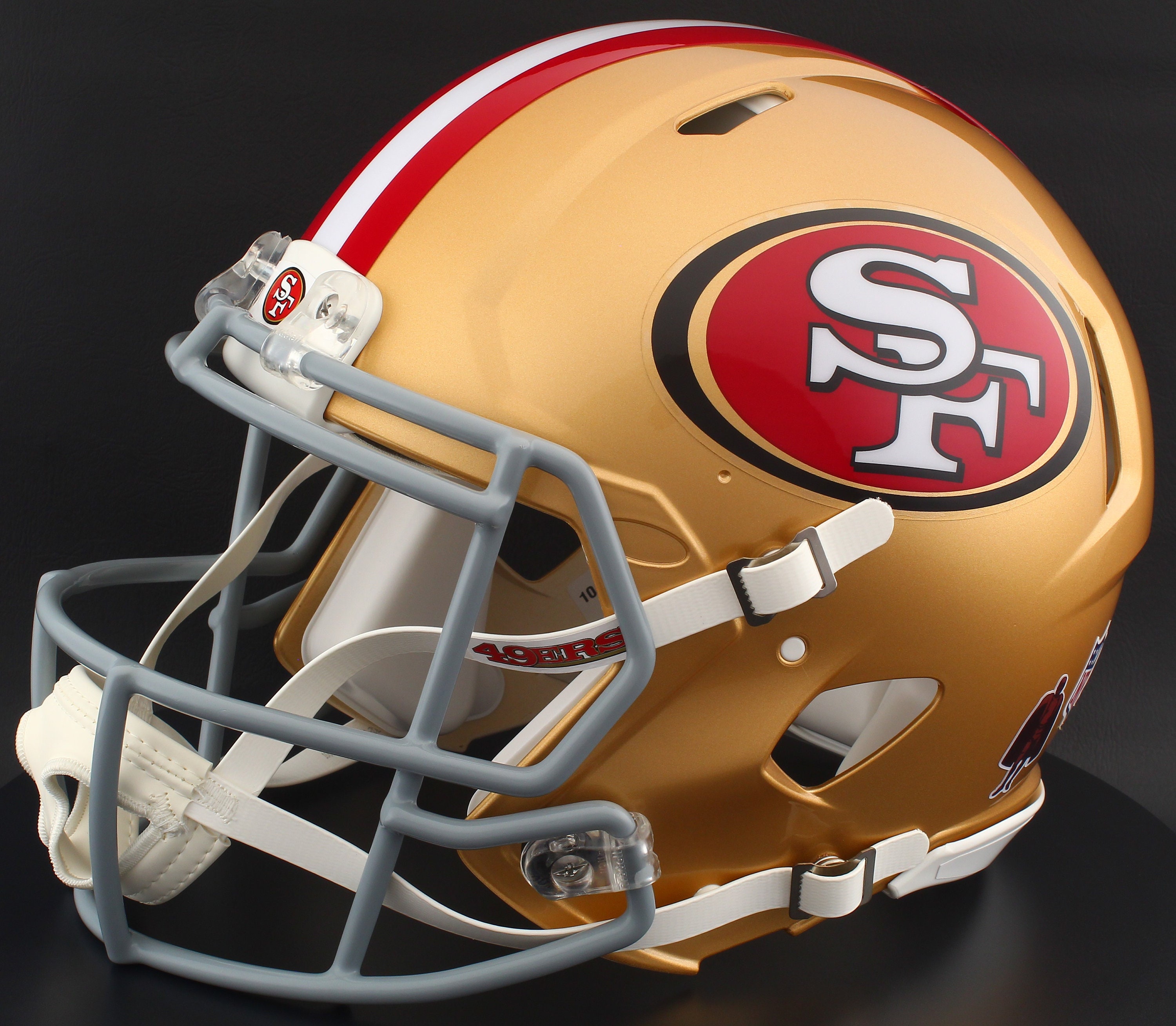 San Francisco 49ers NFL Riddell Speed Full Size Replica Football Helmet ...