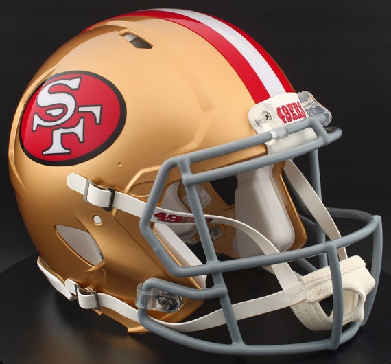 authentic 1964 football helmet SAN FRANCISCO 49ers 1964-1995 NFL Riddell Speed Authentic Throwback Football  Helmet