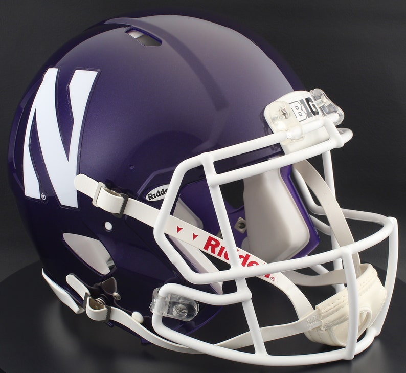 Riddell Northwestern Wildcats Speed Helmet - Thumbnail 3