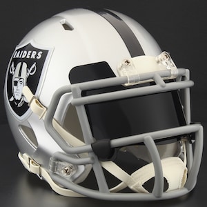 Las Vegas Raiders NFL Riddell Speed Mini Football Helmet w/ EYE SHIELD Visor