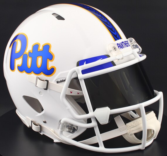 captains helm フットボール　白XL Pittsburgh Panthers NCAA Riddell Speed Full Size Authentic