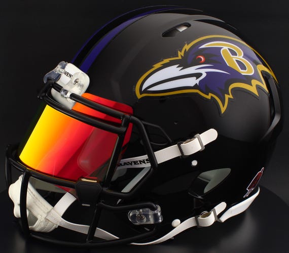 black and yellow football helmet Army Knights Riddell Speed Mini playing helmet and was designed to further reduce the likelihood of concussions Schutt F7 VTD Adult Football