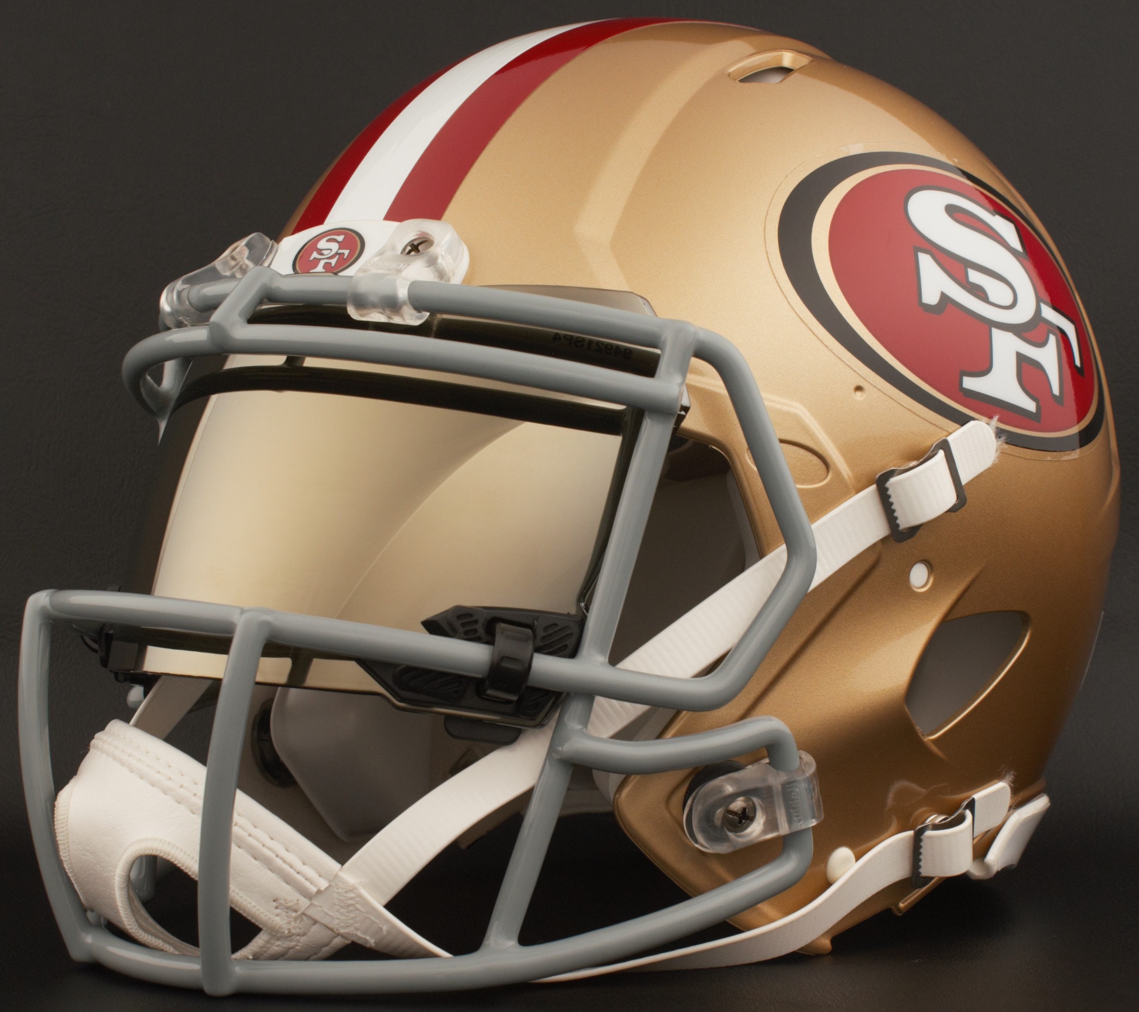 San Francisco 49ers NFL Riddell Speed Full Size Replica Football Helmet ...