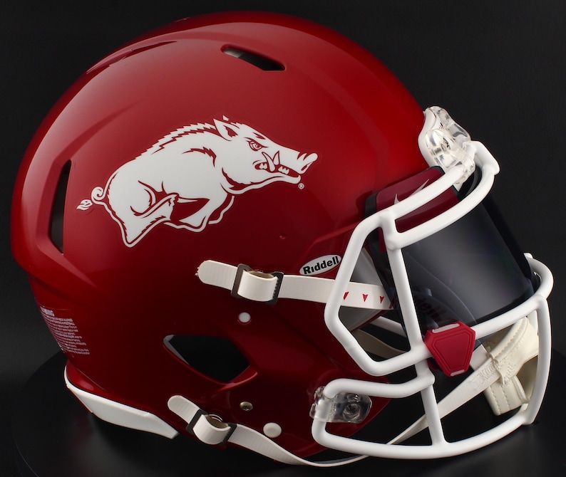 East Side Razorbacks Arkansas Razorbacks NCAA Riddell Speed Full Size Replica Football ...