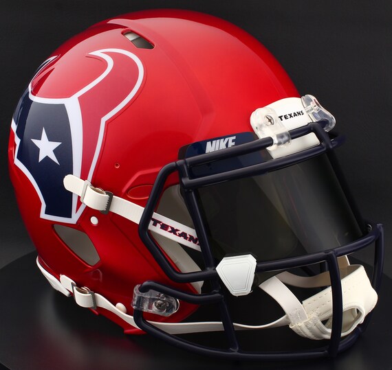 custom full size football helmet Build It YOUR Way! *CUSTOM* Houston Texans NFL Riddell Speed Full Size  Authentic Football Helmet