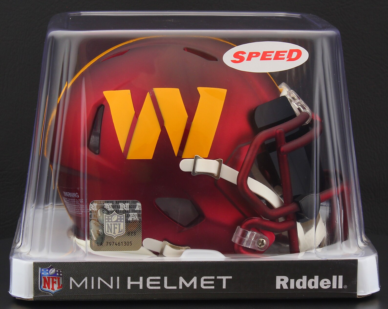 Washington Commanders NFL Riddell Speed Mini Football Helmet W/ EYE ...