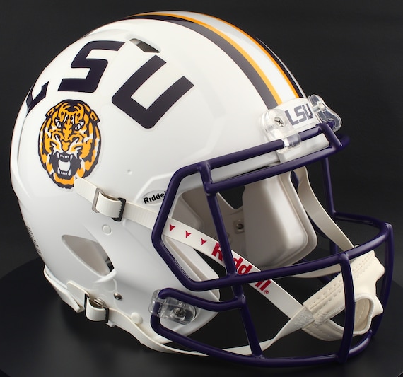 authentic lsu football helmet LSU Tigers Riddell Speed Full Size Authentic Football Helmet