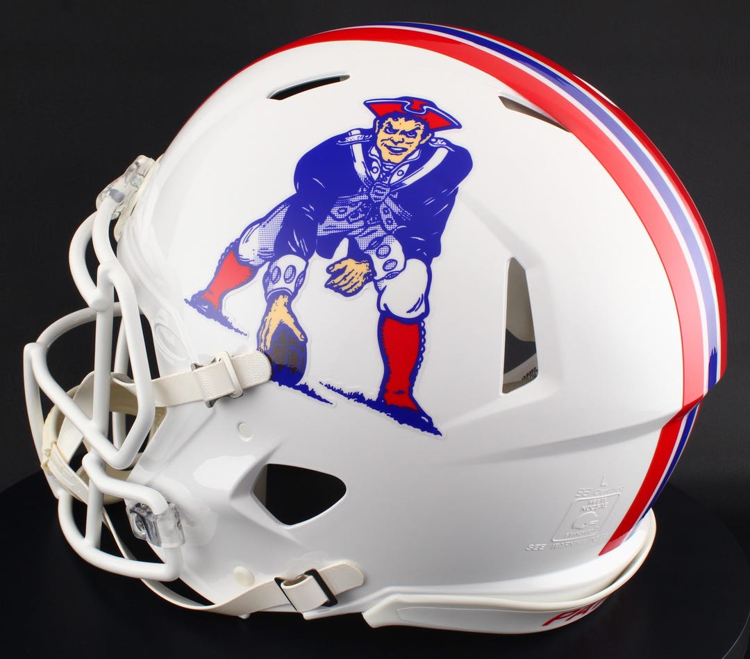New England Patriots Riddell Speed Authentic Throwback NFL Football ...