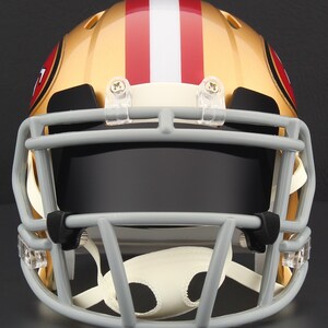 San Francisco 49ers NFL Riddell Speed Mini Football Helmet W/ EYE ...