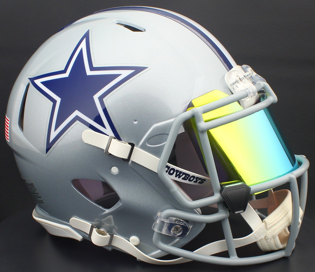 Dallas Cowboys NFL Riddell Speed Full Size Authentic Football Helmet - Etsy