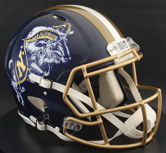 Navy Midshipmen NCAA Riddell Speed Full Size Authentic Football Helmet - Etsy Navy Midshipmen NCAA Riddell Speed Full Size Authentic Football Helmet - Etsy