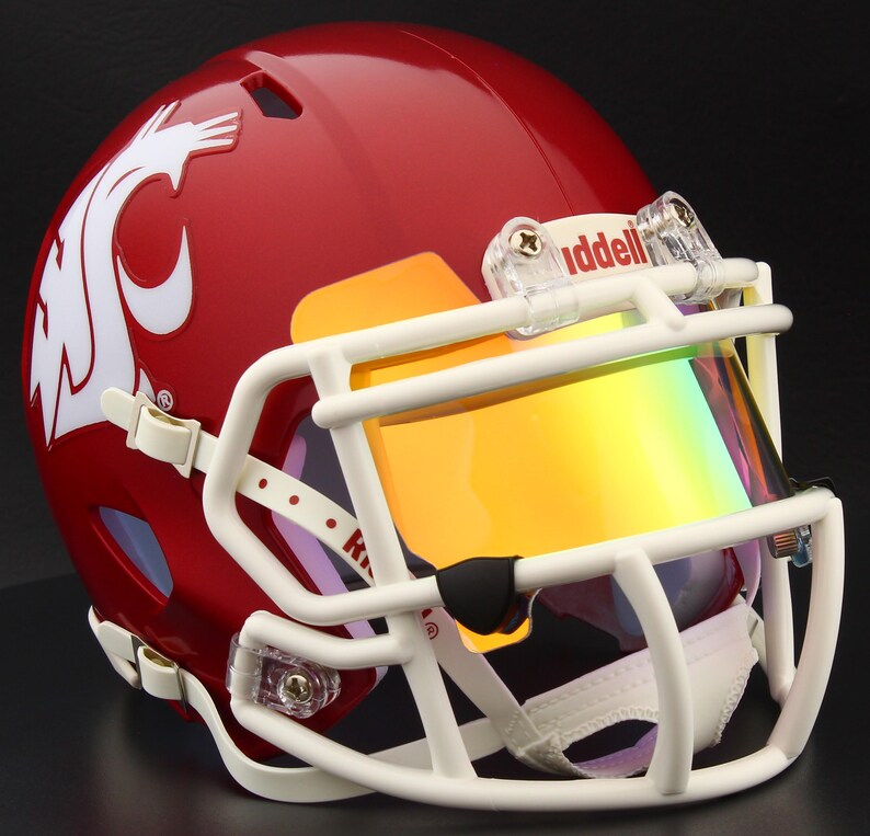 Washington Cougars NCAA Riddell Speed Mini Football Helmet W/ Eye ...