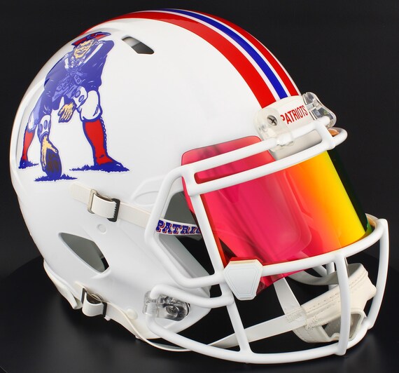 New England Patriots NFL Riddell Speed Full Size Replica Football Helmet  With Customizable Visor! - Etsy