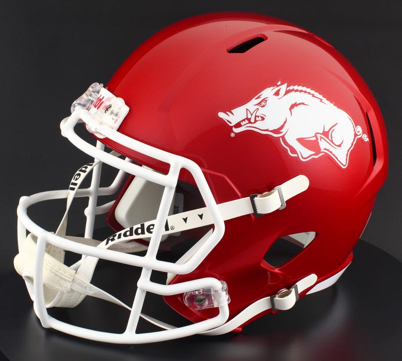 Arkansas Razorbacks Riddell Speed Full Size Replica NCAA Football ...
