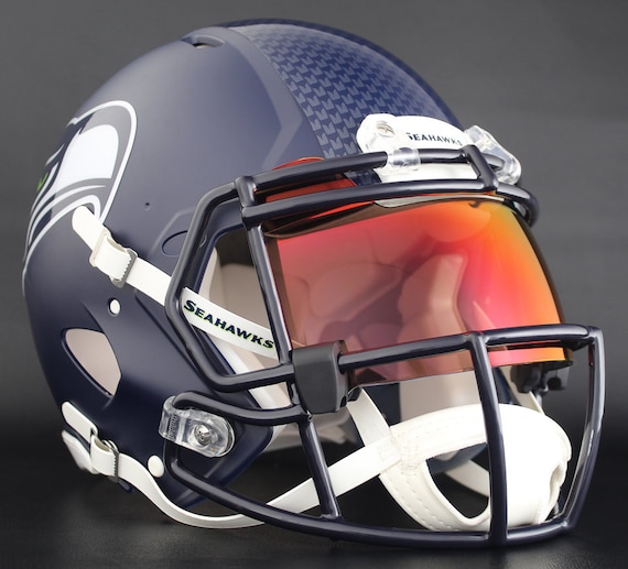 Seattle Seahawks NFL Riddell Speed Full Size Replica Football Helmet - Etsy Seattle Seahawks NFL Riddell Speed Full Size Replica Football Helmet - Etsy