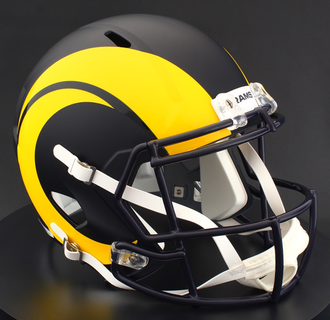 Los Angeles Rams Riddell Speed Full Size Replica NFL Football Helmet - Etsy