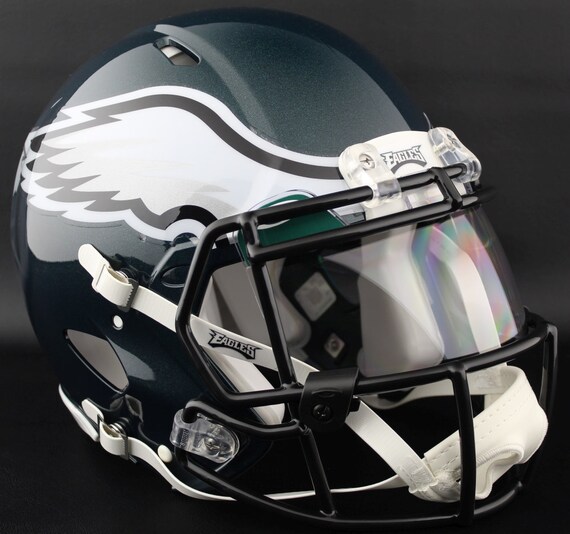 Casque Riddell Speed Authentic Autographié Par Reed Blankenship Joueur Des Eagles De Philadelphie