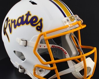 ecu white football helmet Iowa State Cyclones Script Mini Speed The helmet features a medium size Speed shell 2022 East Carolina ECU Pirates