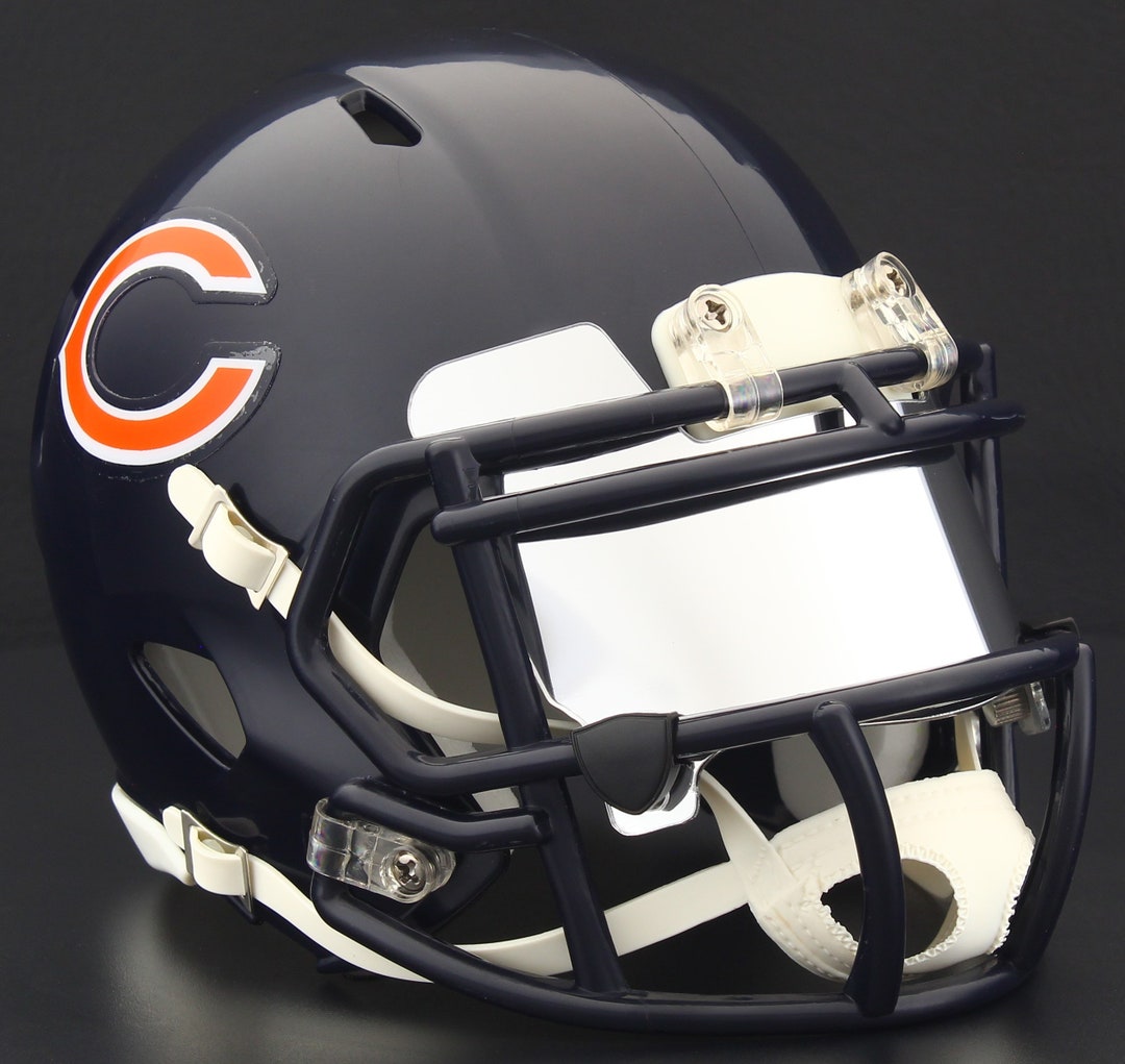 Casco NFL Miniatura Casco Miniatura Chicago Bears Riddell - Réplica Oficial  NFL, 13cm, Con Detalles Reales Casco Futbol Americano Niño, image size:1080x1021
