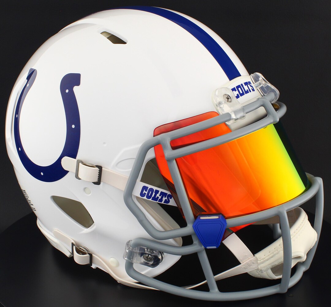 colts football helmets Mini Helmet OneSource 3D & Engraving This helmet is the most authentically Reggie Wayne Autographed Indianapolis Colts
