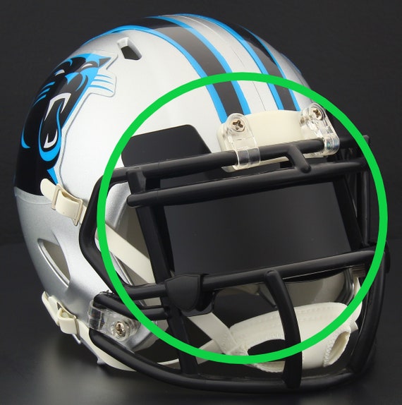 BLACK Mini Eye Shield / Visor for Carolina Panthers NFL Mini Football Helmet - Etsy BLACK Mini Eye Shield / Visor for Carolina Panthers NFL Mini Football Helmet - Etsy