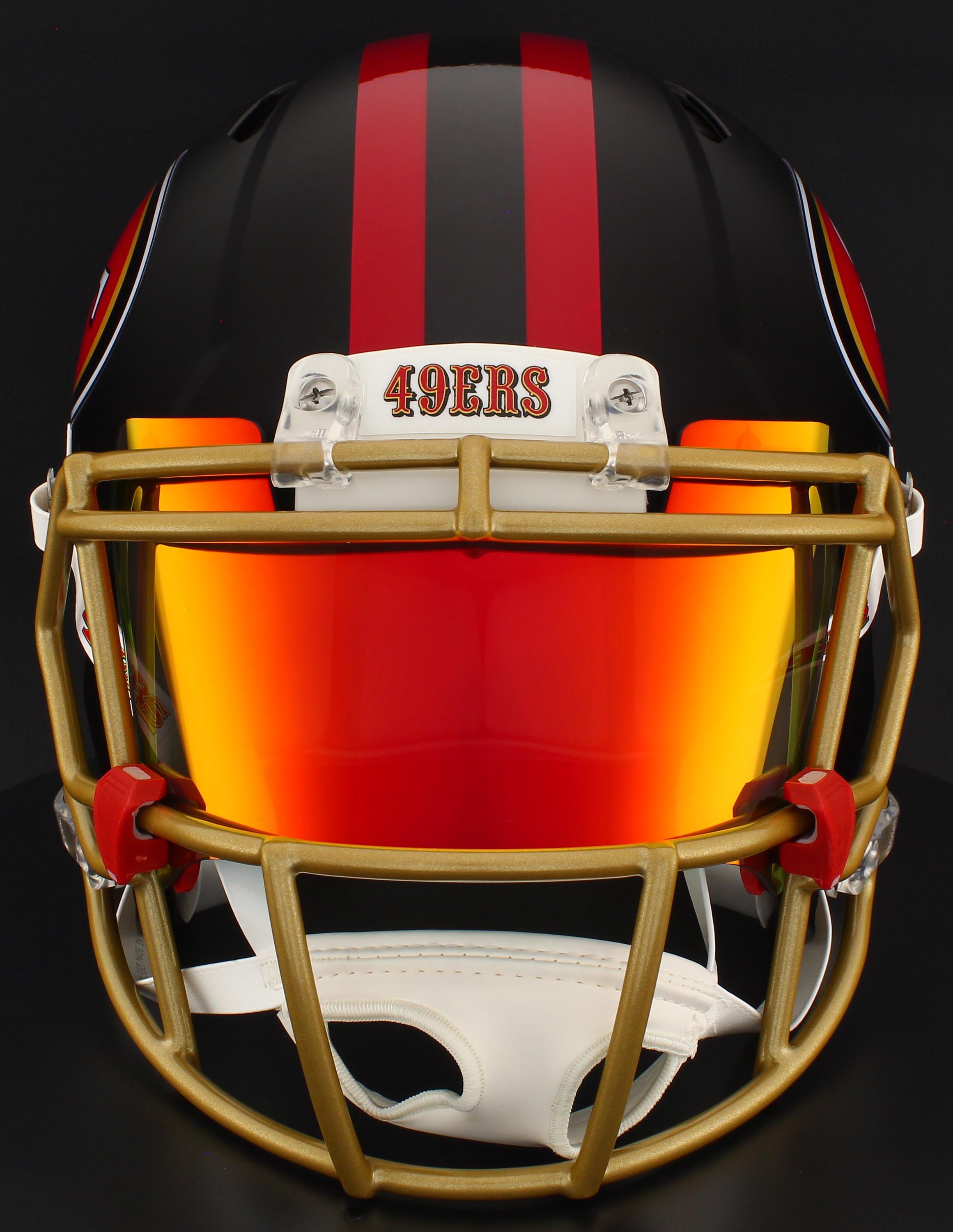 カスタマイズ可能なバイザー付き、サンフランシスコ 49ers NFL リデル 