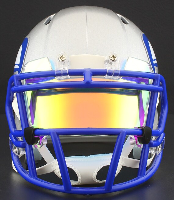 eyeshild visor on football helmets Clear Visor, Football Helmet for Adults&Youth its constructed from durable polycarbonate that is impact and scratch resistant Universal Fit American Football Eye