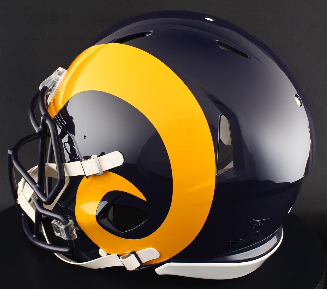 Los Angeles Rams Riddell Speed Authentic Throwback NFL Football Helmet ...