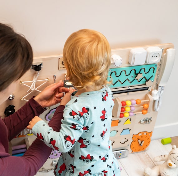 Pizarra interactiva pizarra interactiva para ninos de 1 ano pizarra interactiva para ninos de 18 meses pizarra sensorial para bebes pizarra interactiva extragrande tableros sensoriales tablero antiest...