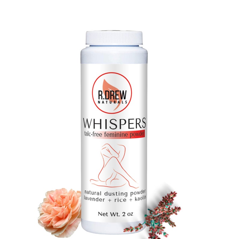 Talc Free Feminine Powder Whispers Dusting Powder Body Etsy