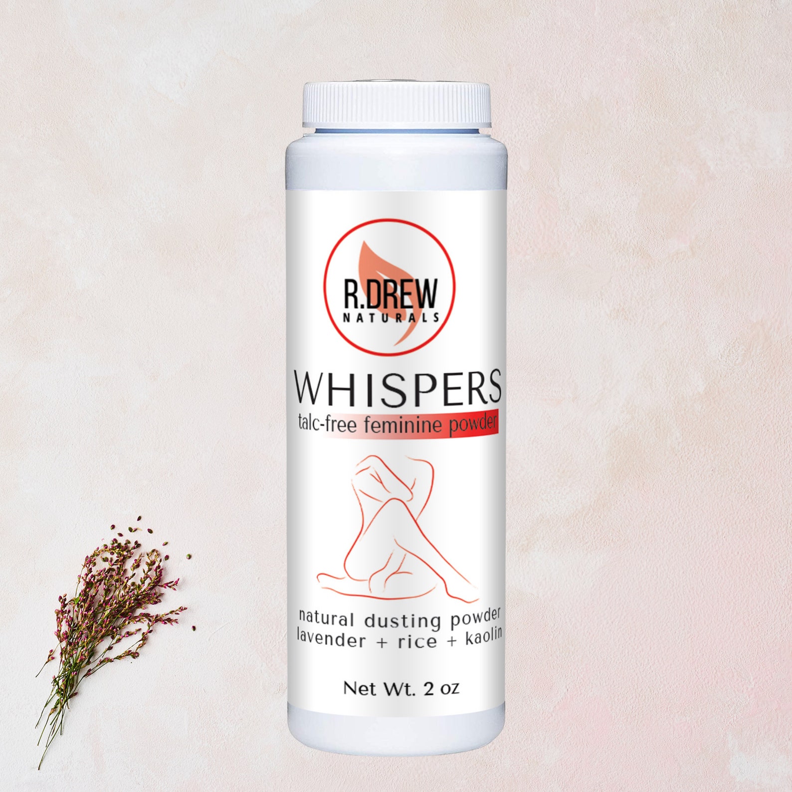 Talc Free Feminine Powder Whispers Dusting Powder Body Etsy